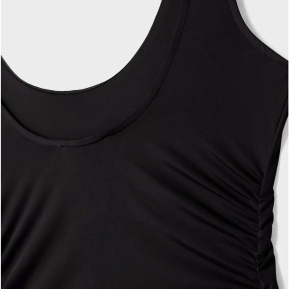 ZARA — Ruched Polyamide Bodysuit - Size M – New with Tags – Black - Picture 15 of 15